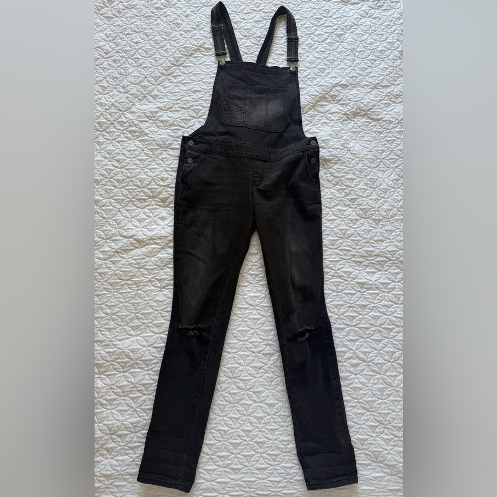 Mossimo Supply Co. Charcoal Denim Overalls